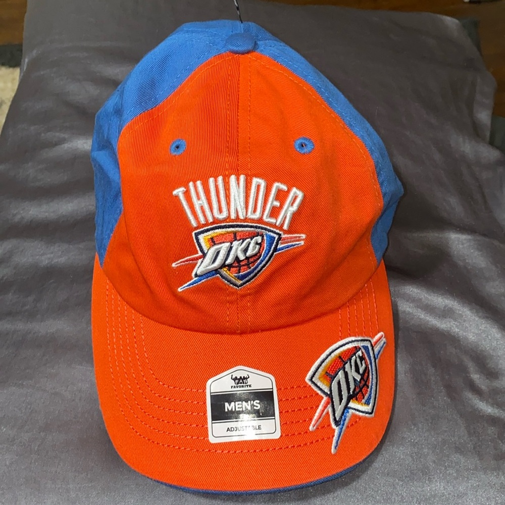 🛍️NWT Oklahoma City Thunder Blue and Orange hat! - Picture 1 of 6
